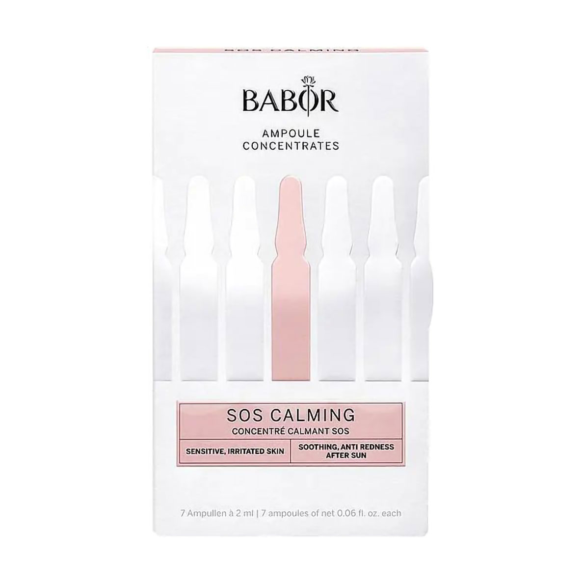 Ампули для обличчя Babor Ampoule Concentrates SOS Stress Control Контроль стресу, 7*2 мл